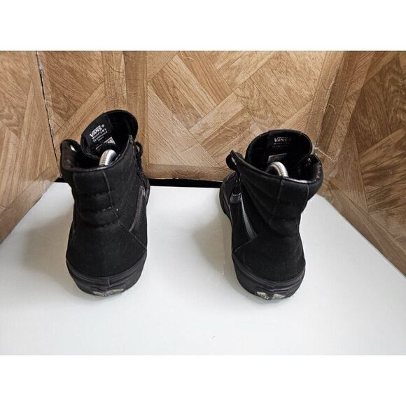 Vans Women's Off The Wall Skateboard Hi-top Classic Black Shoes Size 7.5 659 - Picture 3 of 11